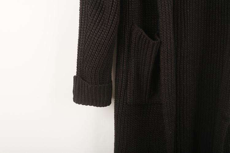 Ladies sweater mid-length cardigans (9)