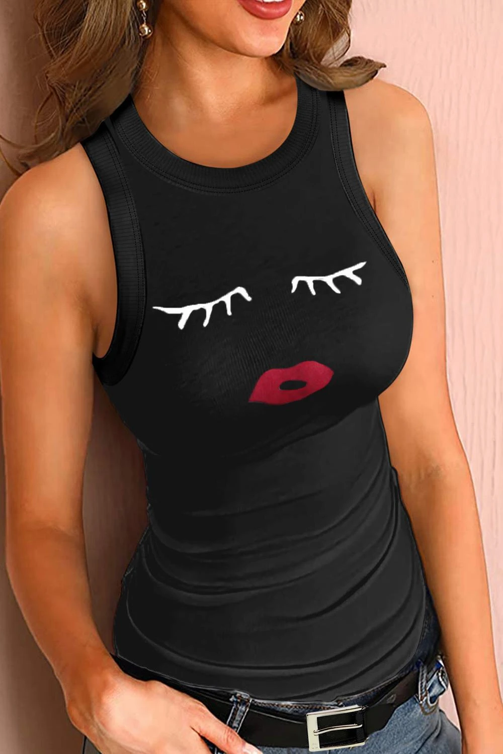 Ladies nice print vest 6 Ladies nice print vest 6