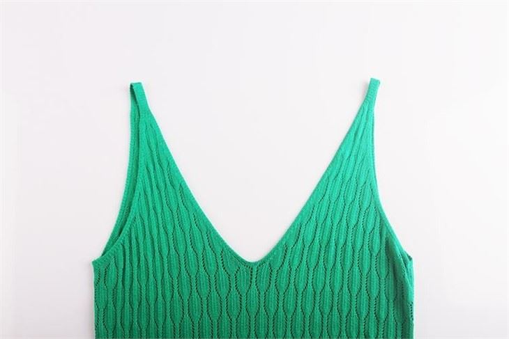 Fashion Ladies Maxi Sleeveless V-neck Dress