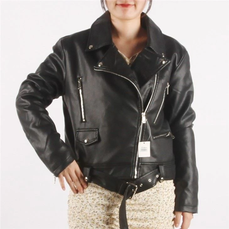Women's Moto PU Bomber Jacket