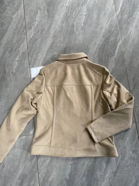 Women's Sueded Casual Cycle Bomber Jacket