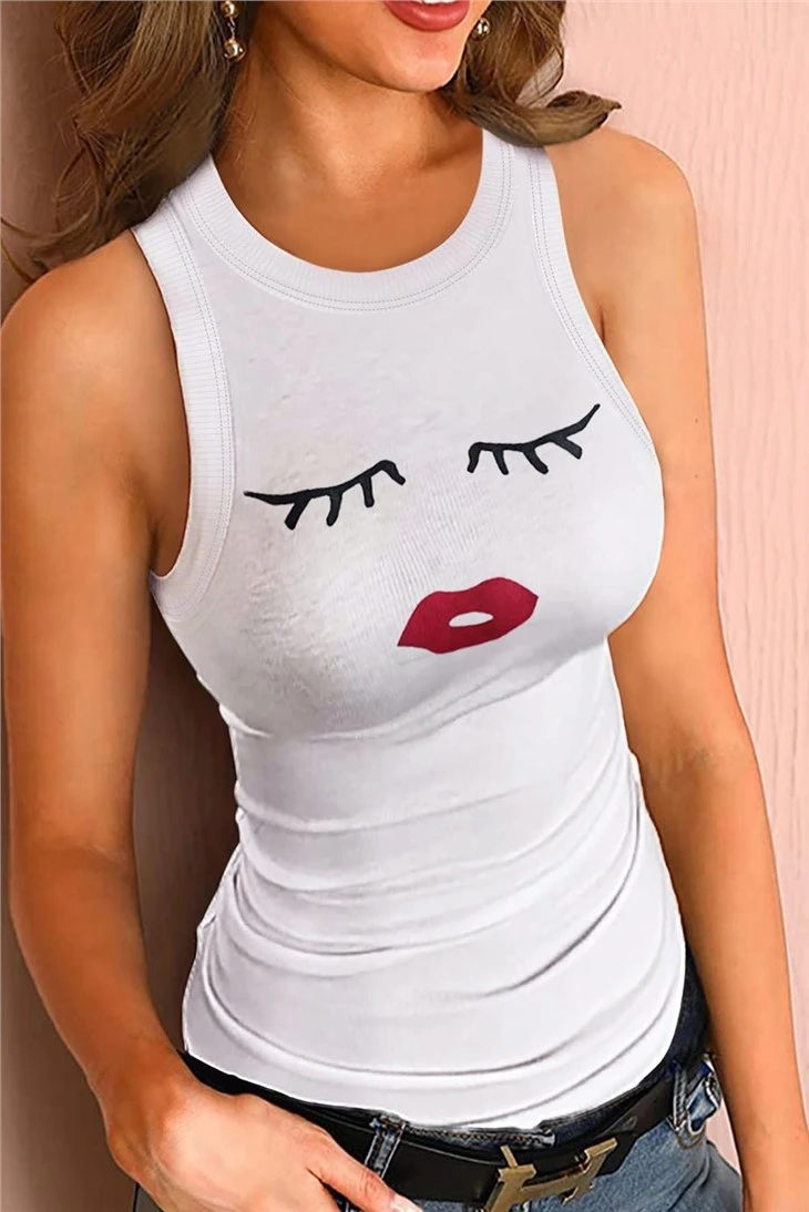 Ladies Nice Print Vest